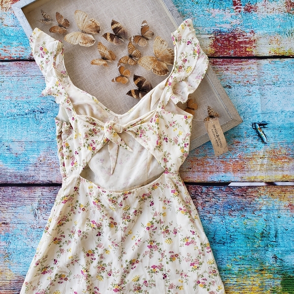 NWT Ralph Lauren Floral Tie Back Wide Leg Jumpsuit - Picture 9 of 12